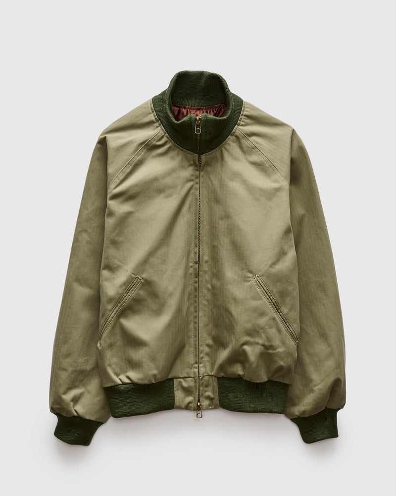 Pilot Jacket in Dry Wax Sage