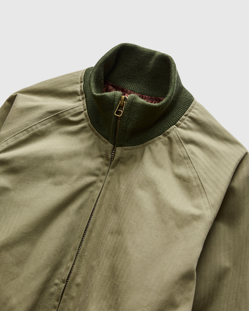 Pilot Jacket in Dry Wax Sage