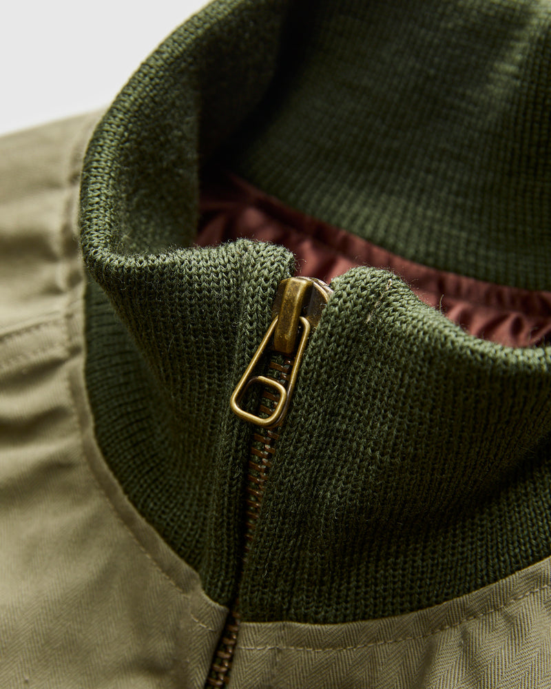 Pilot Jacket in Dry Wax Sage