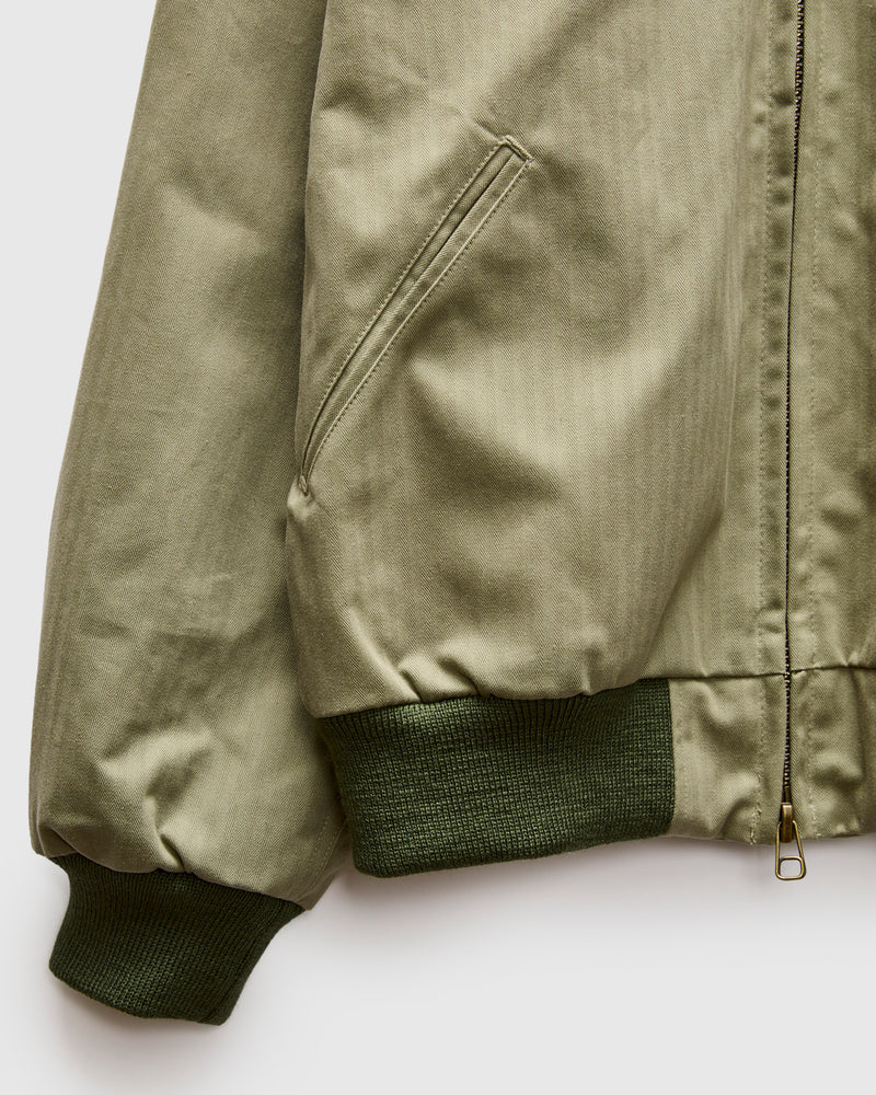 Pilot Jacket in Dry Wax Sage