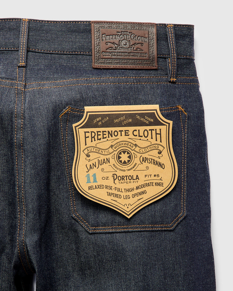 "1900s Portola" 11oz Selvedge Denim - Tapered Fit