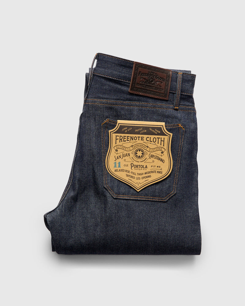"1900s Portola" 11oz Selvedge Denim - Tapered Fit