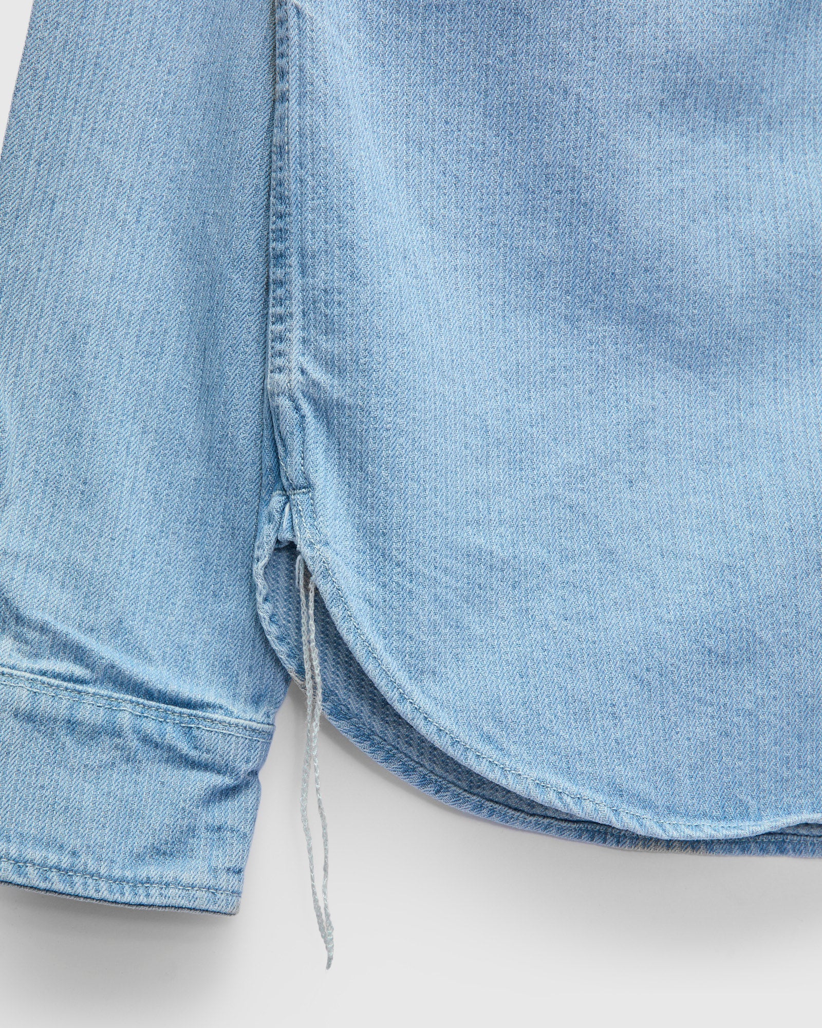 Rancho Western Shirt in Bleach Indigo Cord – Blue Owl Workshop