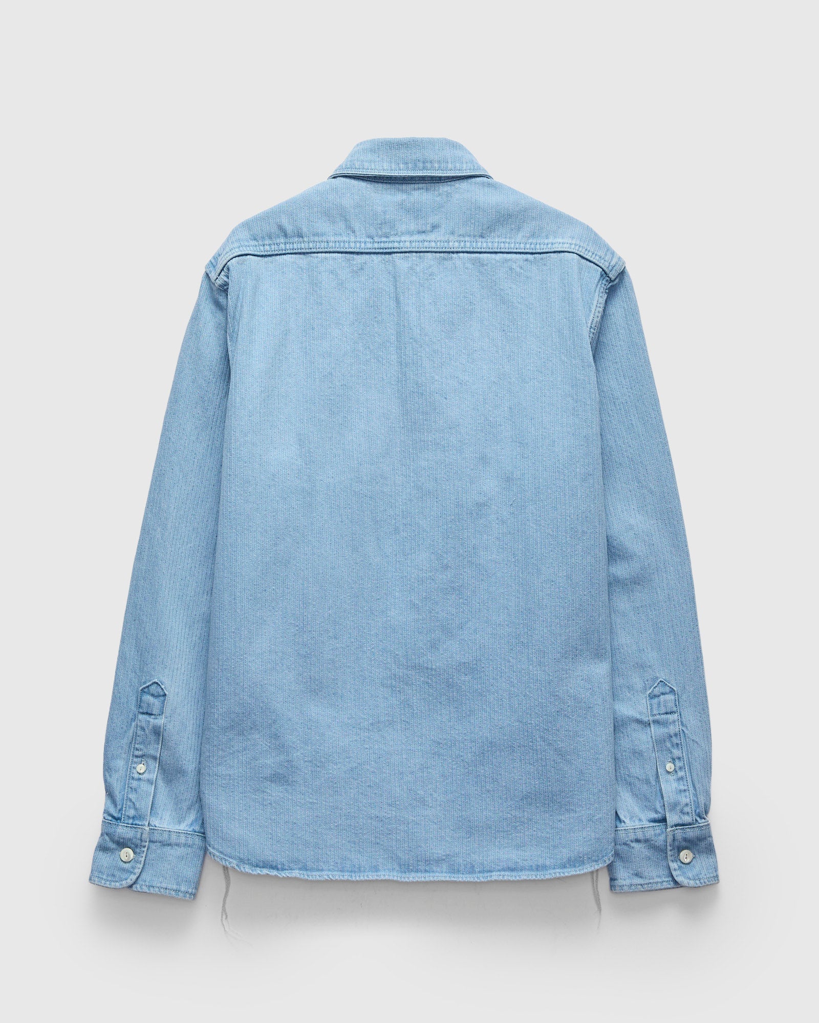 Rancho Western Shirt in Bleach Indigo Cord – Blue Owl Workshop