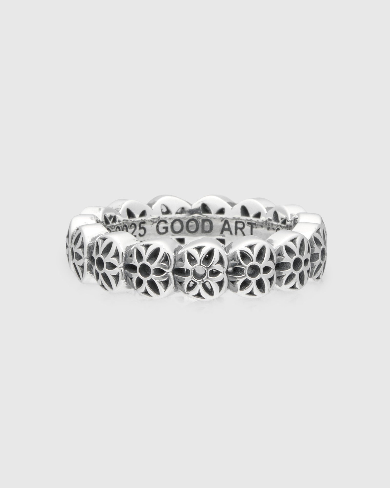 リ*リ様 Good Art HLYWD ロゼッタリング Rosette Heart Infinity Ring in Sterling Sliver – Blue Owl Workshop