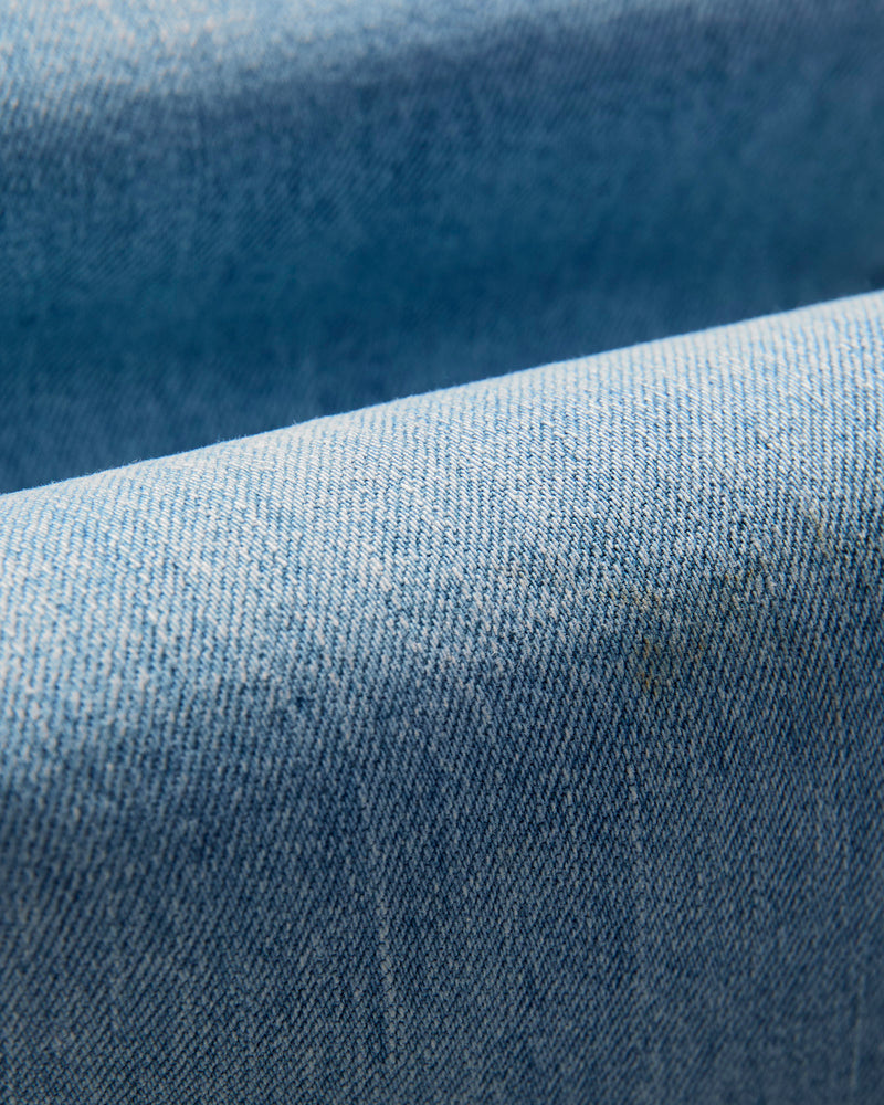 "Lucas" 14oz Washed Indigo Stretch Selvedge Denim - Pen Slim