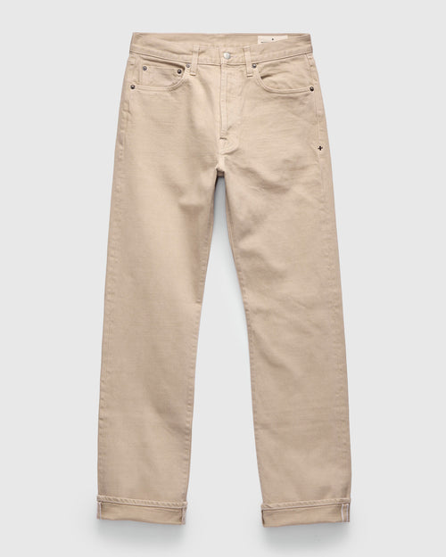 "Lewis" 14oz Stretch Selvedge Denim in Desert Rinse