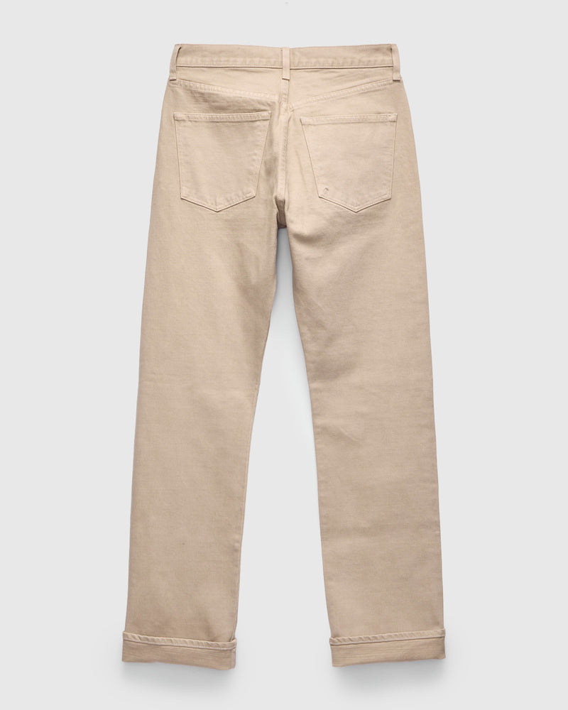 "Lewis" 14oz Stretch Selvedge Denim in Desert Rinse