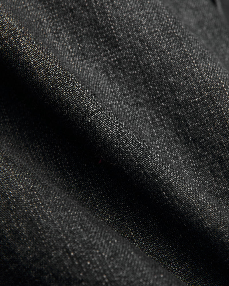 Hayes Pearl Snap Shirt in Washed Black