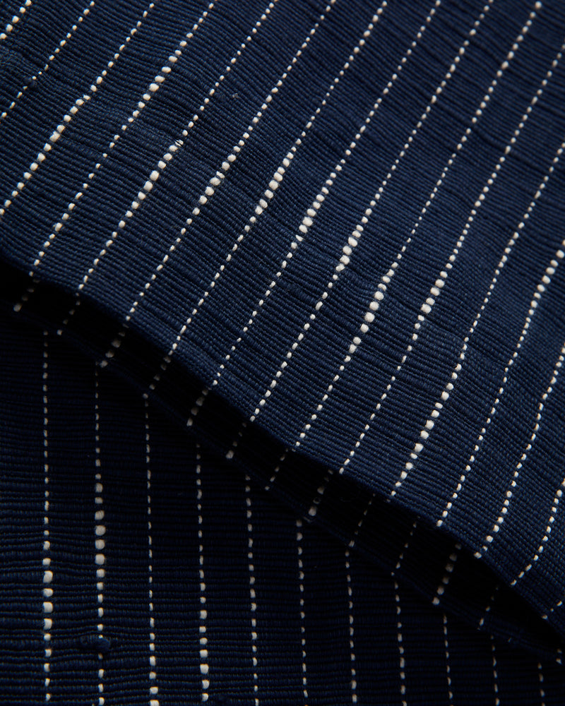 Ticking Stripe Shakoor Pants in Dark Indigo Ecru