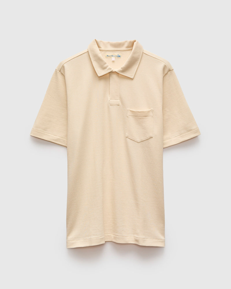 2PKPL "Good Originals" Loopwheel Polo Shirt in Nature