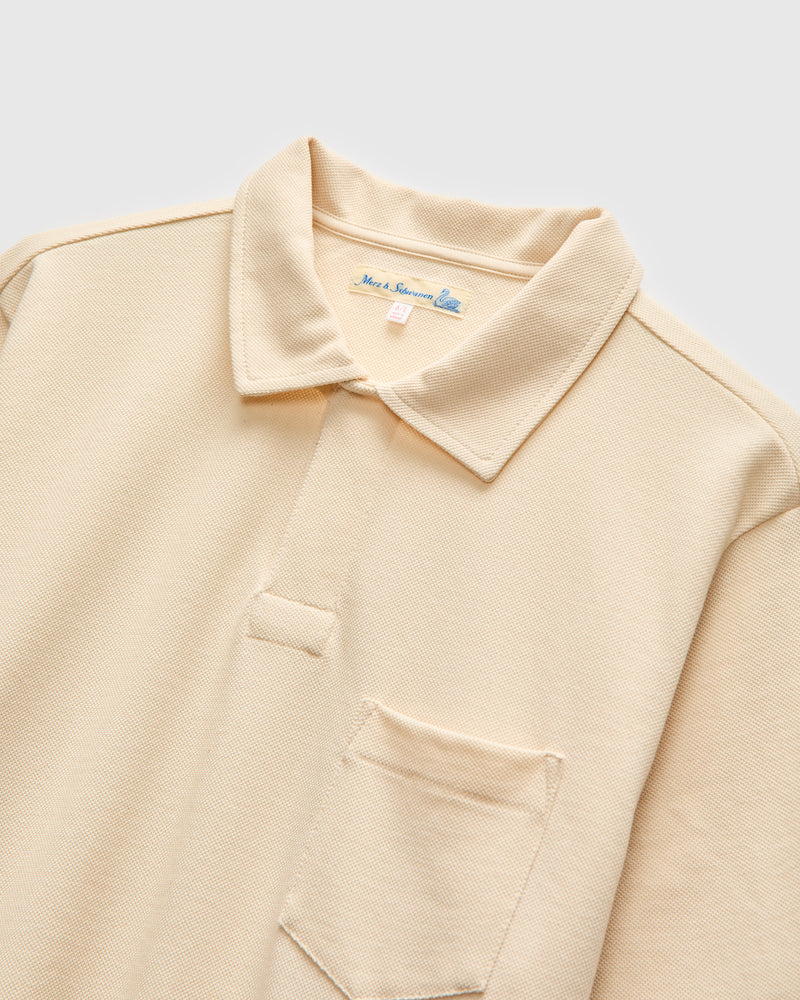 2PKPL "Good Originals" Loopwheel Polo Shirt in Nature