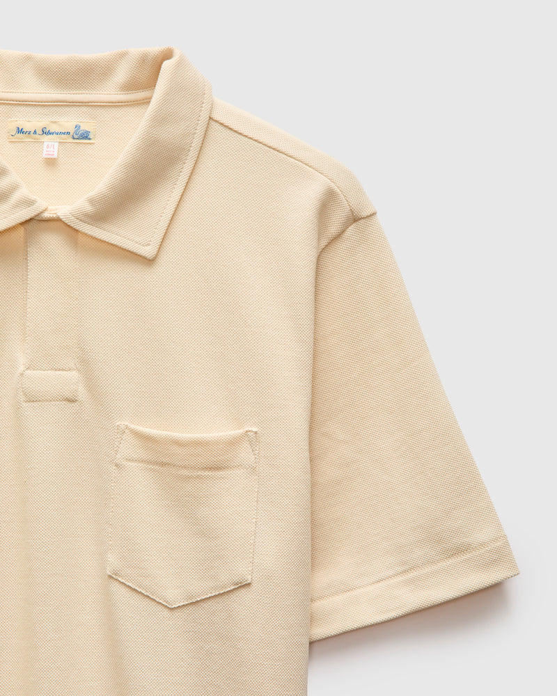 2PKPL "Good Originals" Loopwheel Polo Shirt in Nature