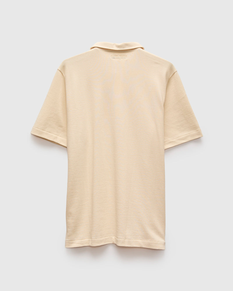 2PKPL "Good Originals" Loopwheel Polo Shirt in Nature