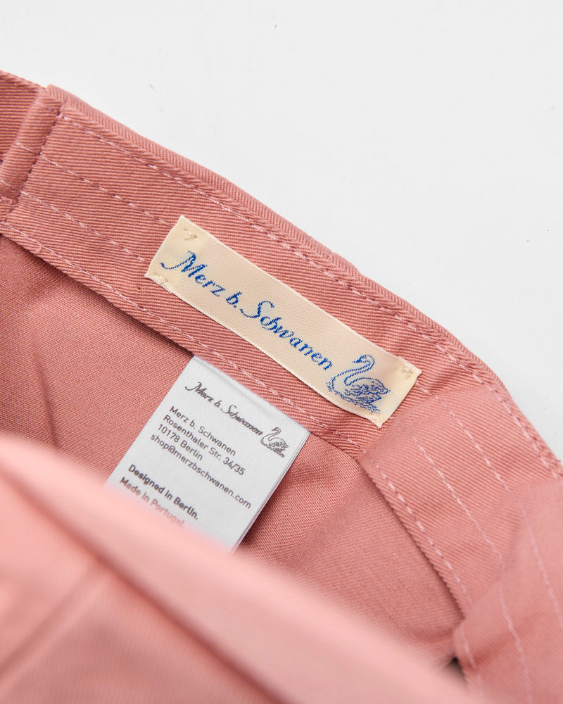 Swan Logo Cotton Twill Cap in Rosewood Nature