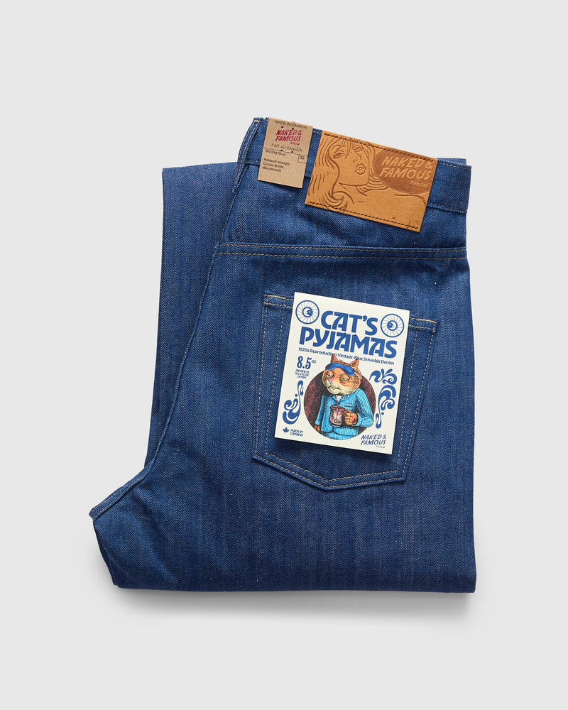 "Cat's Pyjamas" 8.5oz Selvedge Denim - Strong Guy Fit