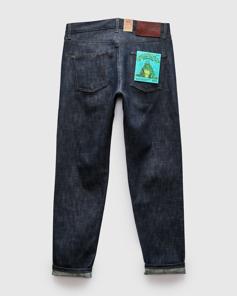 "Greencast Slub Stretch" 12.5oz Selvedge Denim - Easy Guy Fit