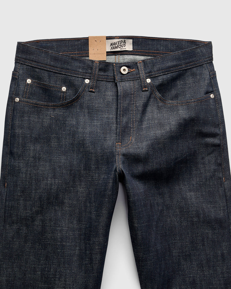 "Greencast Slub Stretch" 12.5oz Selvedge Denim - Weird Guy Fit