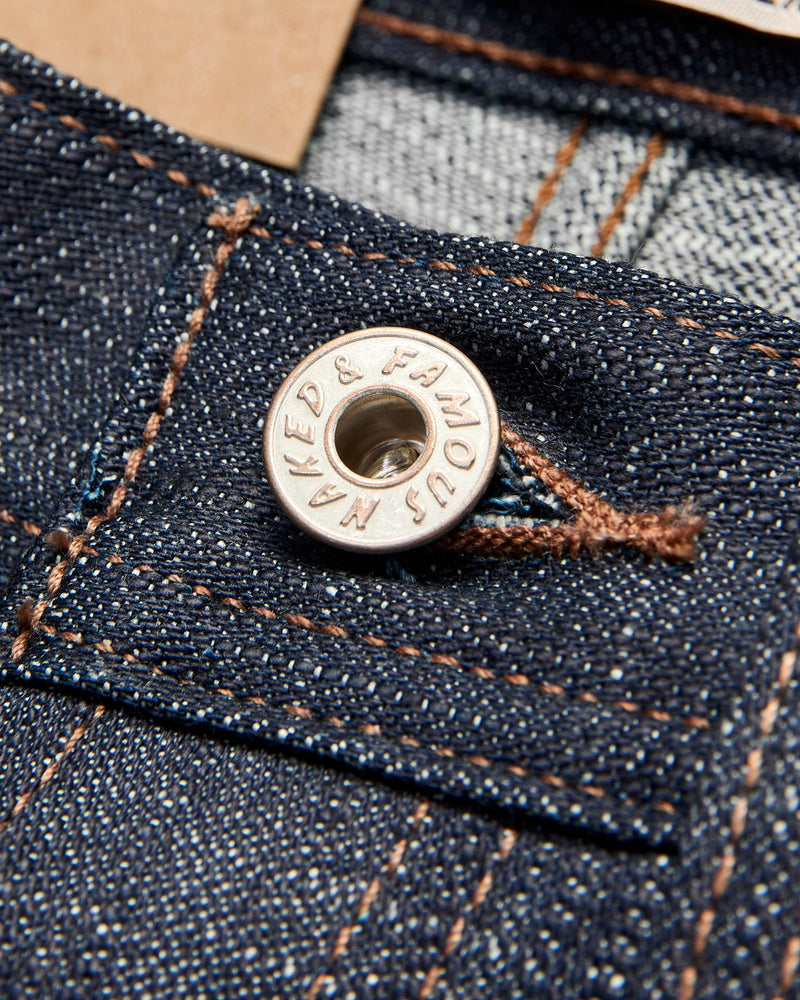 "Greencast Slub Stretch" 12.5oz Selvedge Denim - Weird Guy Fit