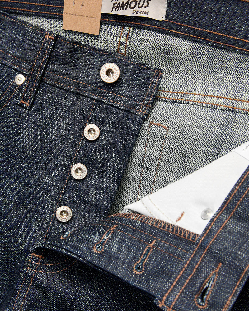 "Greencast Slub Stretch" 12.5oz Selvedge Denim - Weird Guy Fit