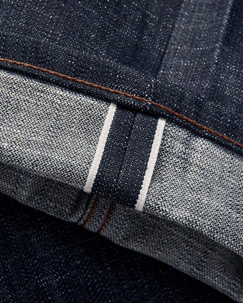 "Greencast Slub Stretch" 12.5oz Selvedge Denim - Weird Guy Fit