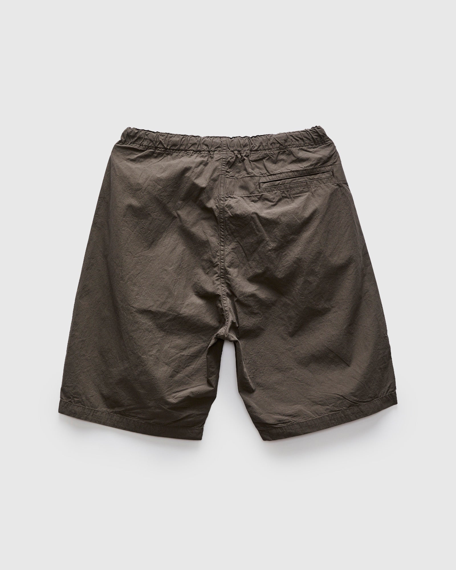 Cotton-Linen Wide Fit New Yorker Shorts in Charcoal Grey – Blue