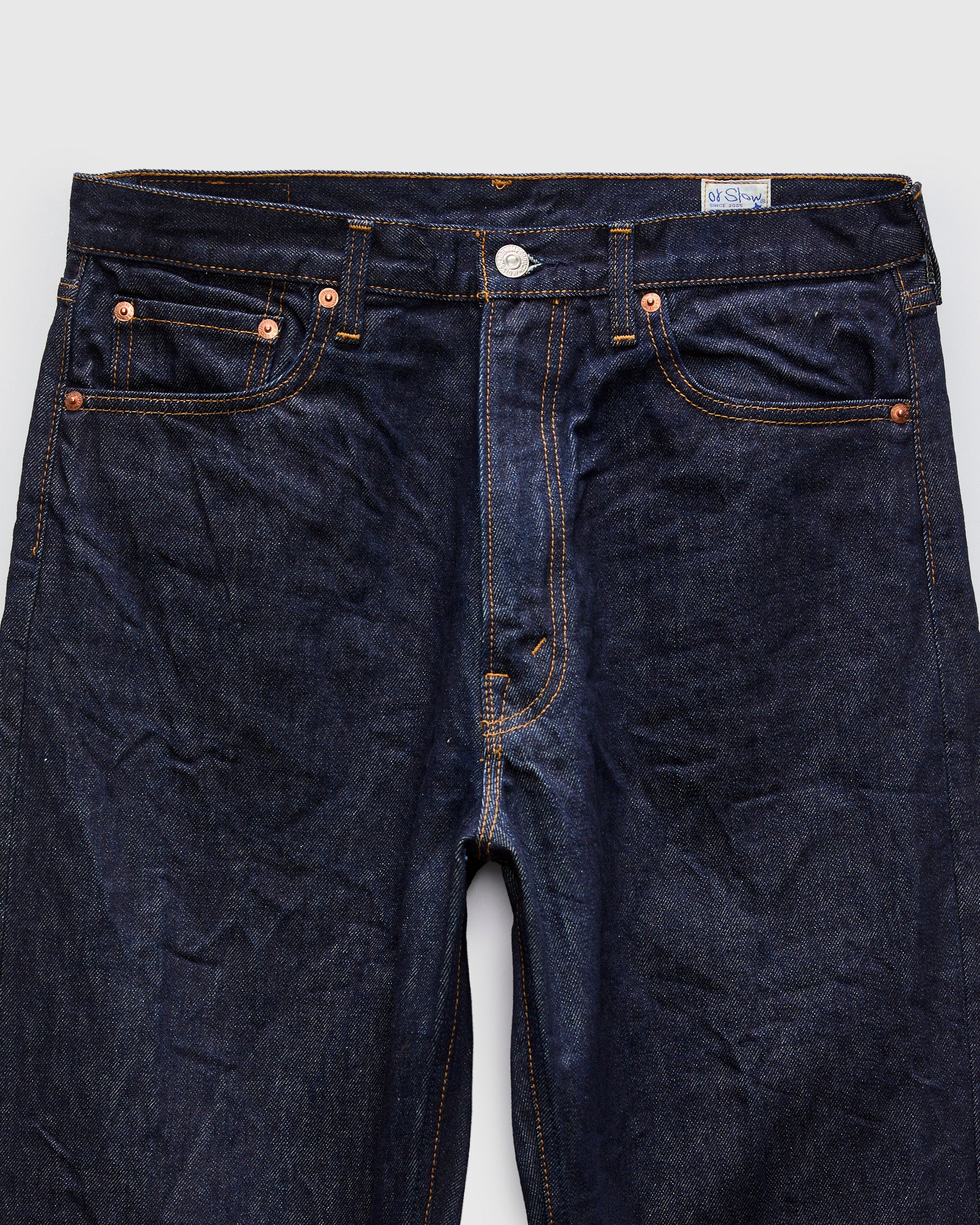 101 13oz Denim - Dad Straight Fit – Blue Owl Workshop
