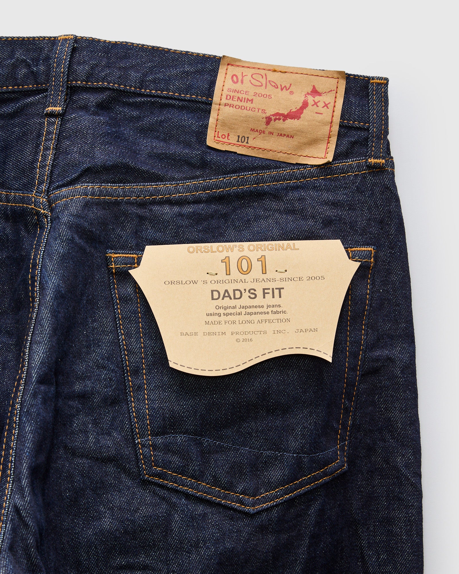 101 13oz Denim - Dad Straight Fit – Blue Owl Workshop