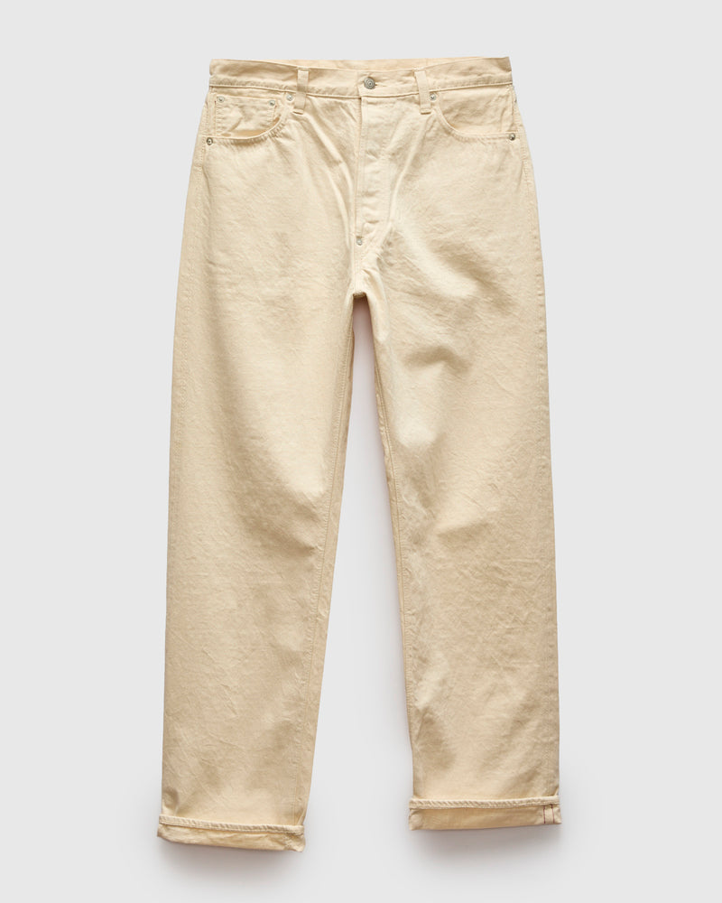 1011 "Kinari Ecru" 12oz Selvedge Denim - Grand Dad Straight Fit