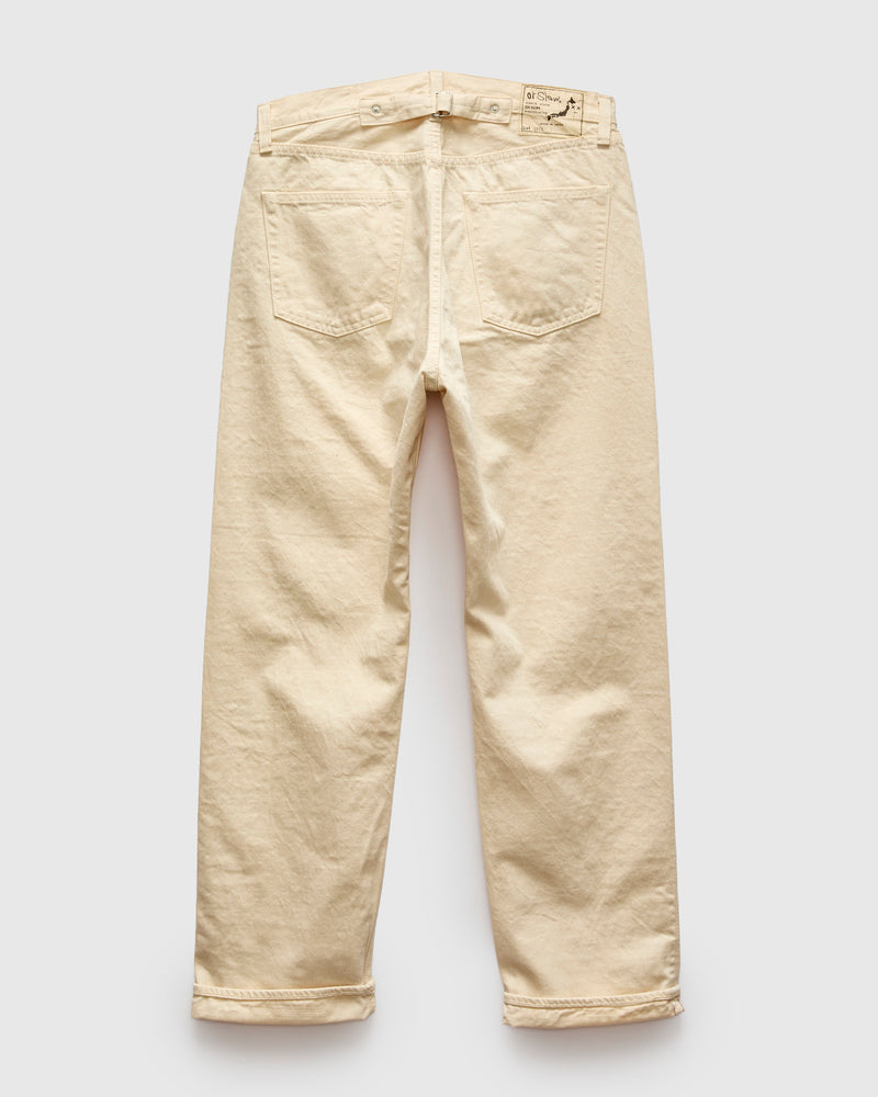 1011 "Kinari Ecru" 12oz Selvedge Denim - Grand Dad Straight Fit
