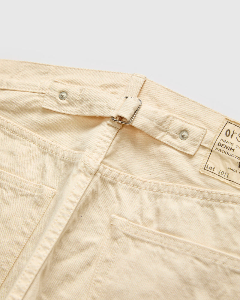 1011 "Kinari Ecru" 12oz Selvedge Denim - Grand Dad Straight Fit