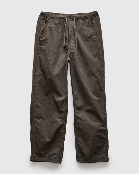 Cotton-Linen Wide Fit New Yorker Pants in Charcoal Grey – Blue Owl