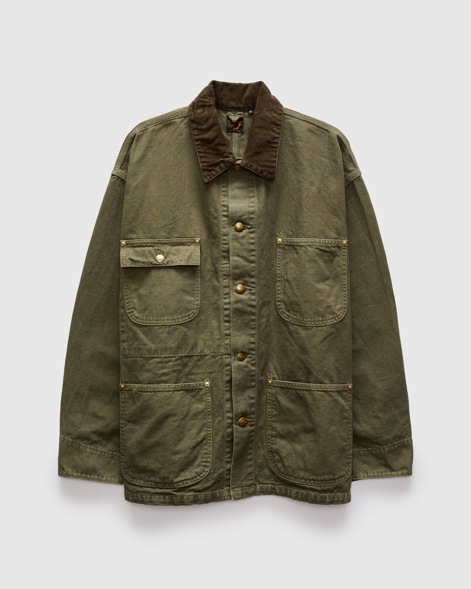 Relaxed Fit Canvas Coverall in Army Green – Blue Owl Workshop