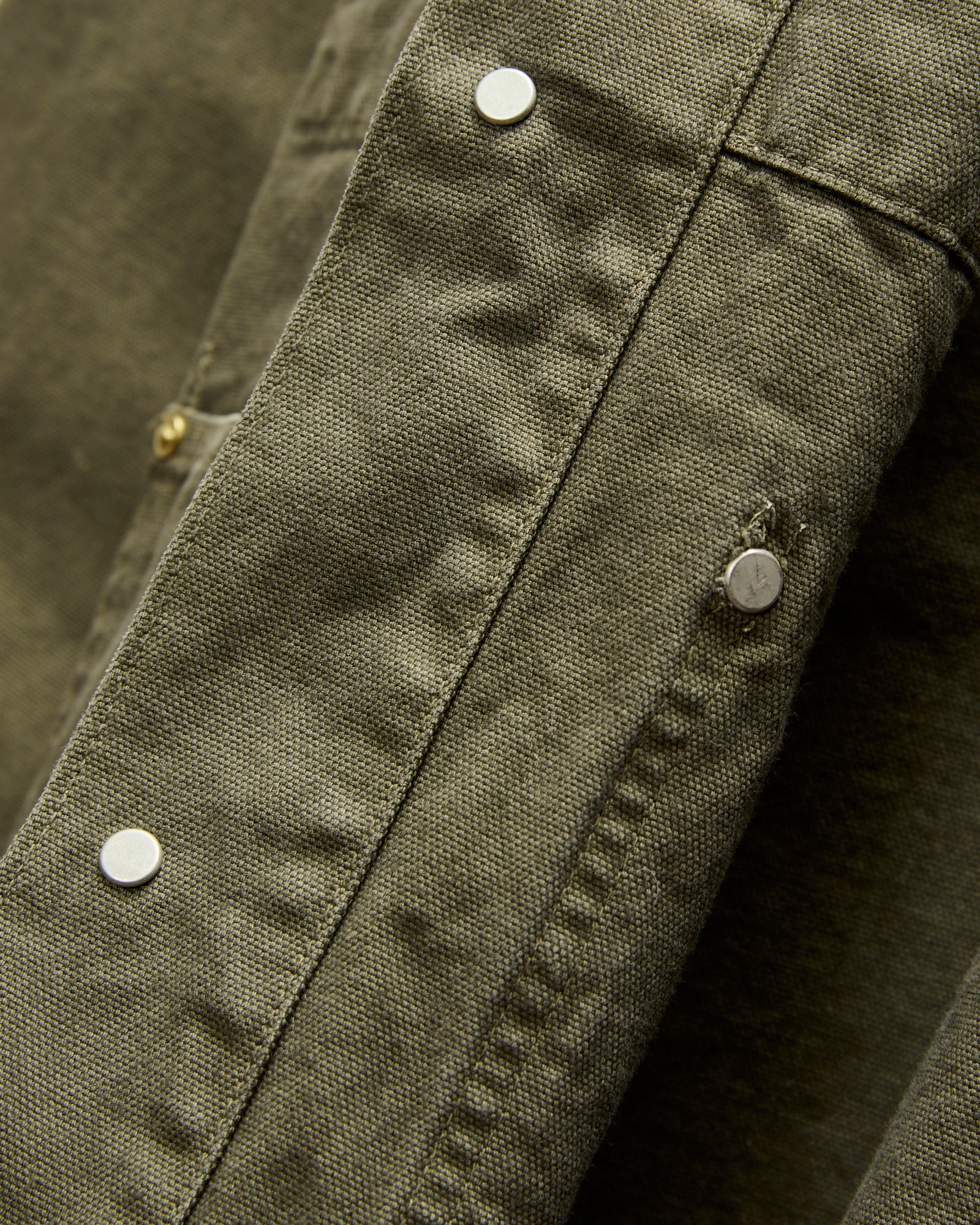 Relaxed Fit Canvas Coverall in Army Green – Blue Owl Workshop