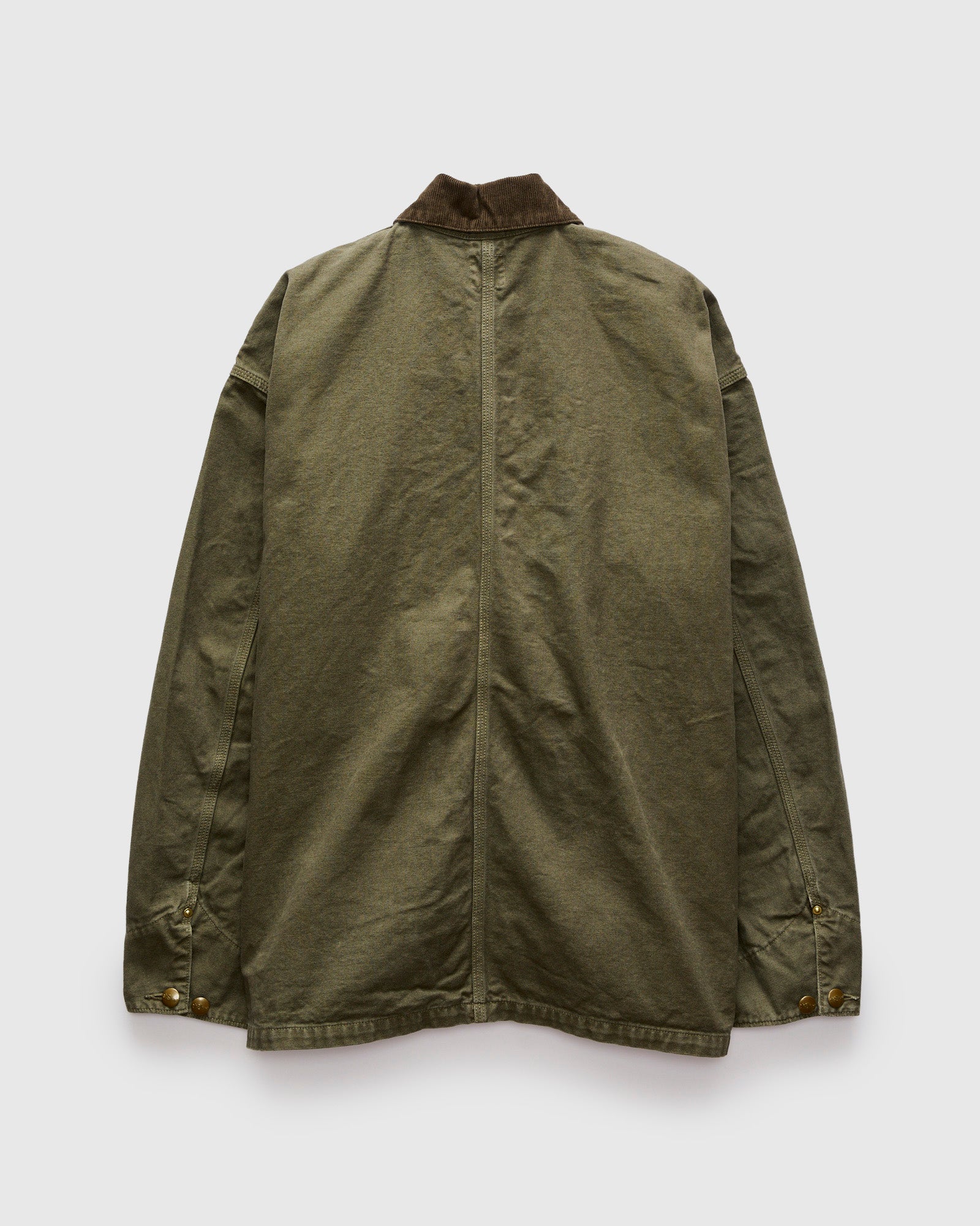 Relaxed Fit Canvas Coverall in Army Green – Blue Owl Workshop