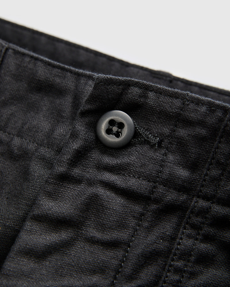 Slim Fatigue Pants in Black