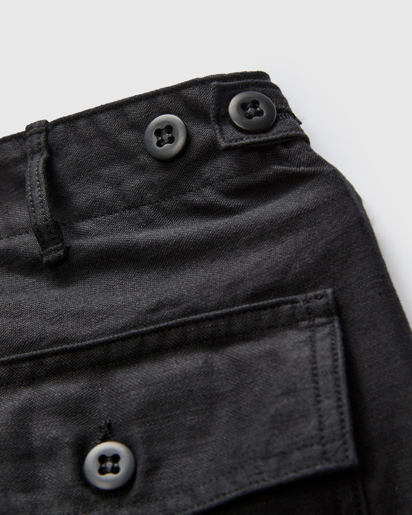Slim Fatigue Pants in Black – Blue Owl Workshop