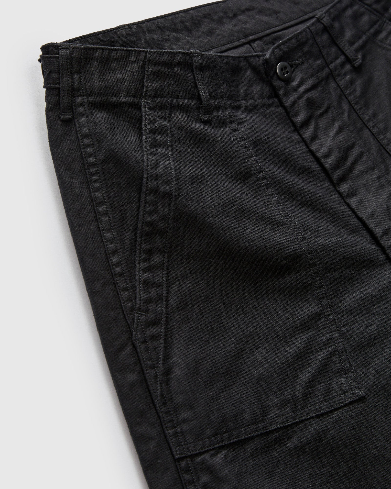 Slim Fatigue Pants in Black – Blue Owl Workshop