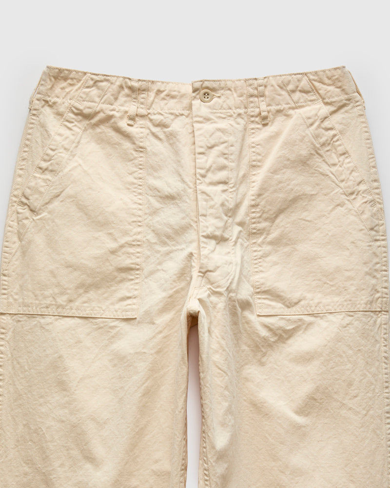 Summer Fatigue Pants in Ecru