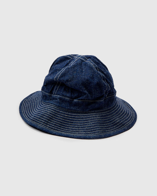 US Navy Hat in Rinsed Indigo