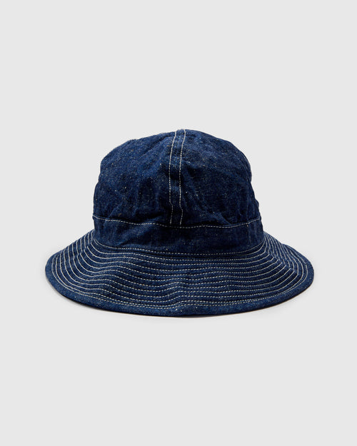 US Navy Hat in Rinsed Indigo