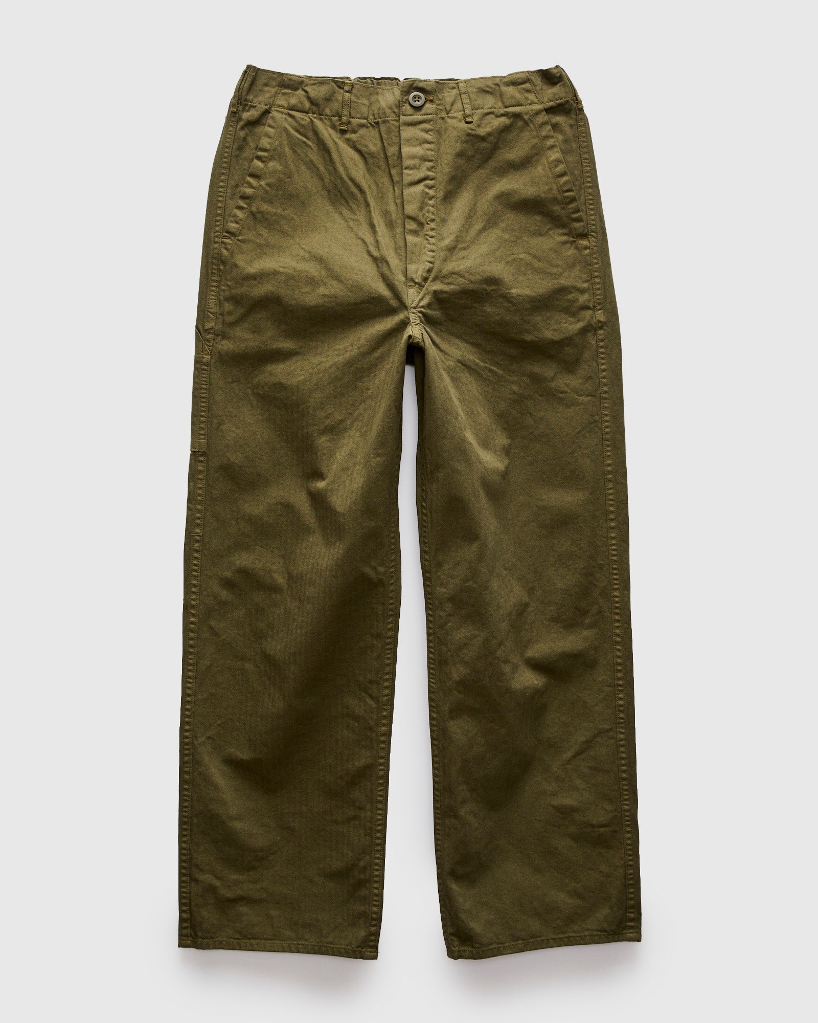 Wide Fit French Work Pants in Army Green – Blue Owl Workshop Wide Fit French Work Pants in Army Green – Blue Owl Workshop