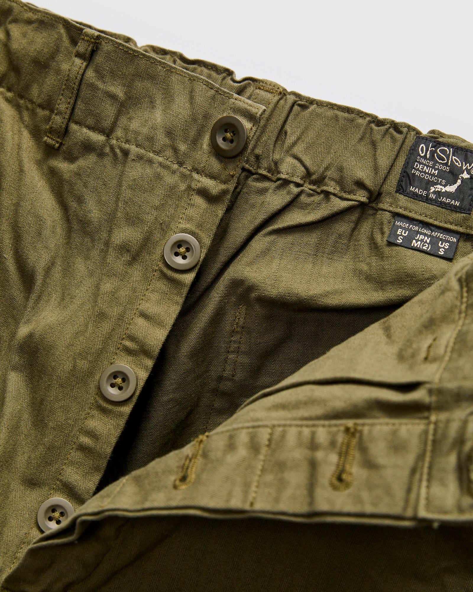 Wide Fit French Work Pants in Army Green – Blue Owl Workshop
