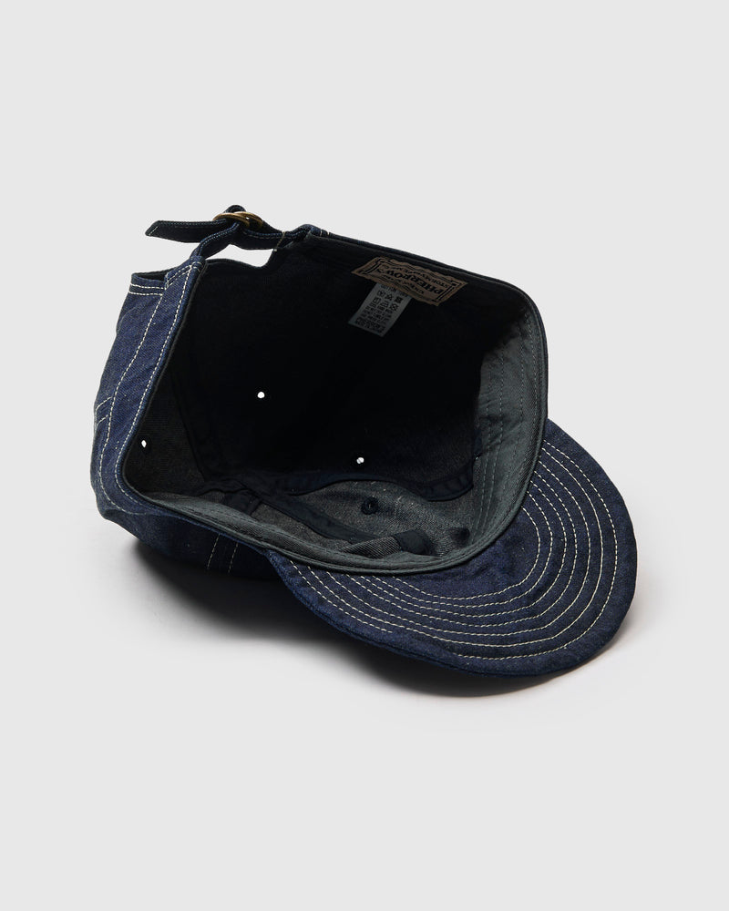 13.5oz Denim Work Cap in Indigo Nep