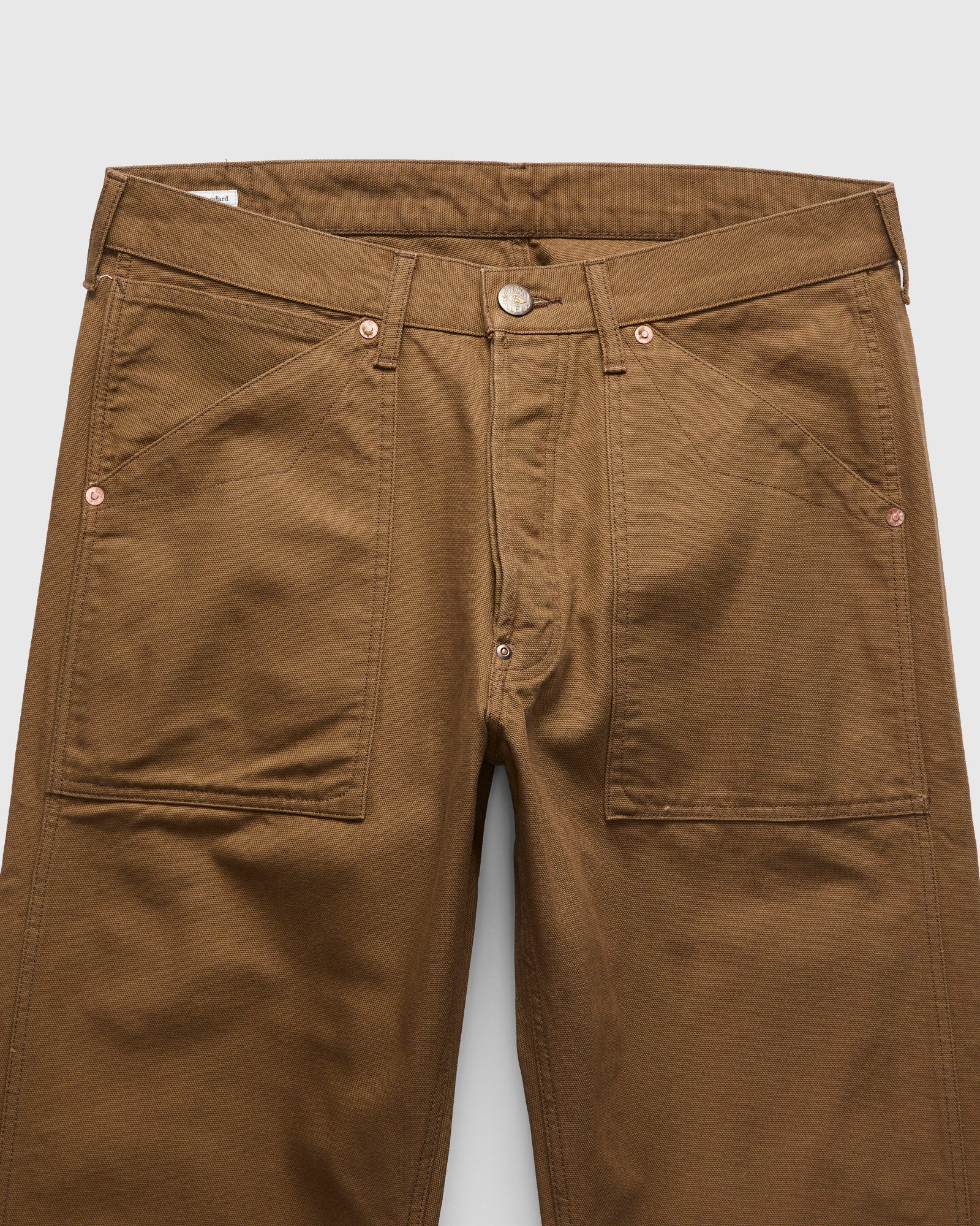 Duck Canvas Work Pants in Brown – Blue Owl Workshop