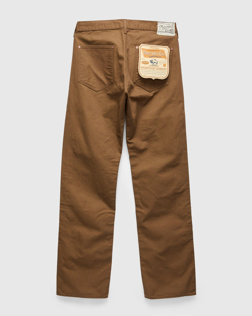 Duck Canvas Work Pants in Brown