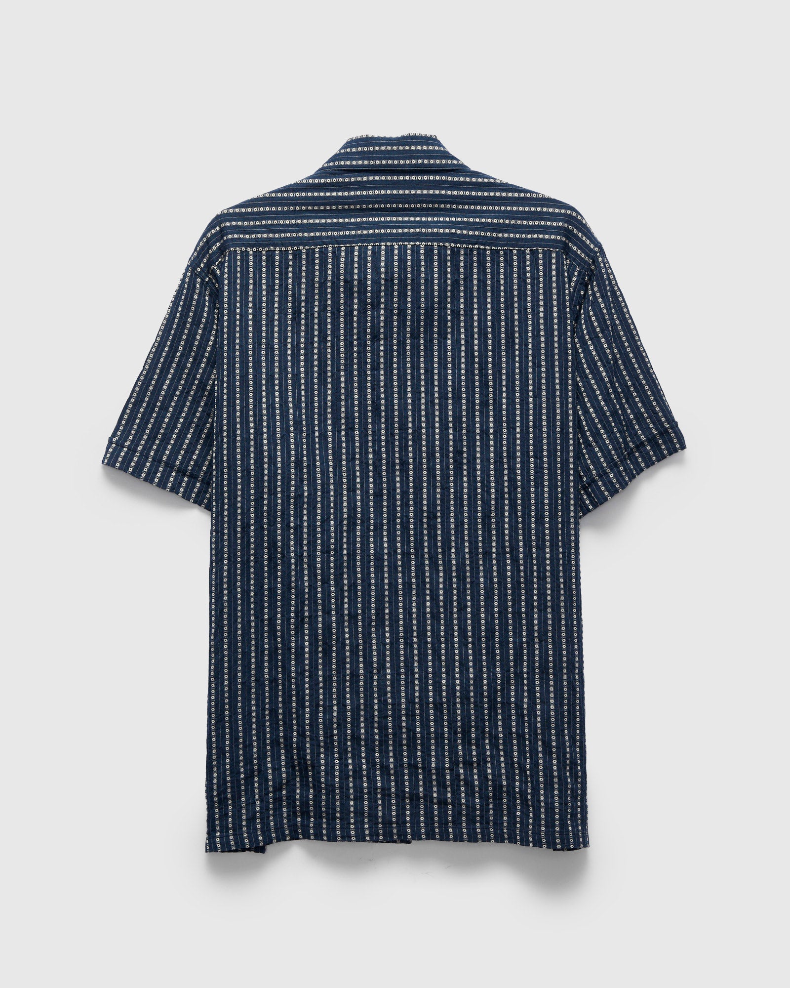 Italian Collar Shirt in Navy – Blue Owl Workshop