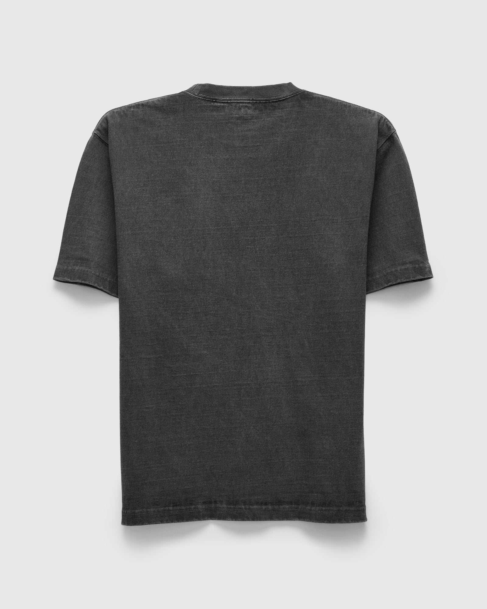 Heavyweight Pigment Dye Pocket T-Shirt in Faded Black – Blue Owl
