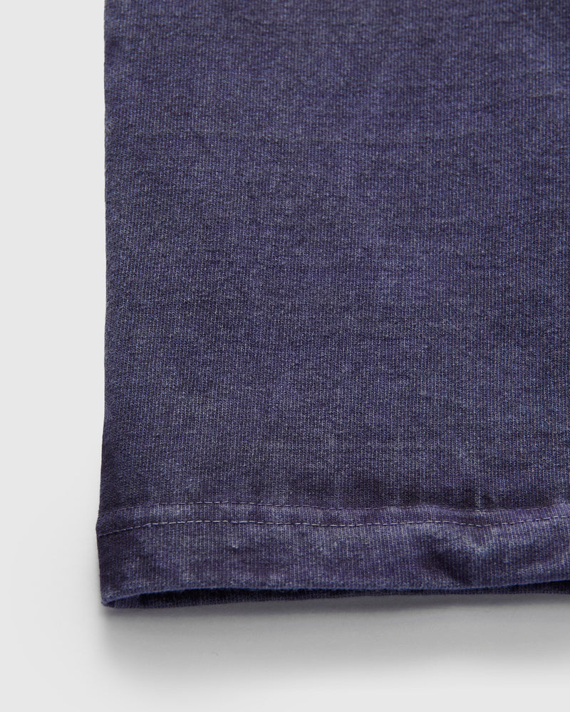 Heavyweight Pigment Dye Pocket T-Shirt in Faded Purple