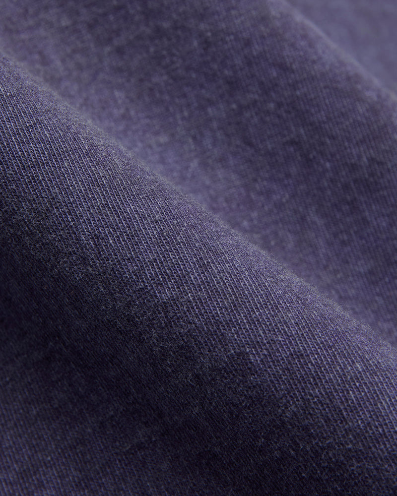 Heavyweight Pigment Dye Pocket T-Shirt in Faded Purple